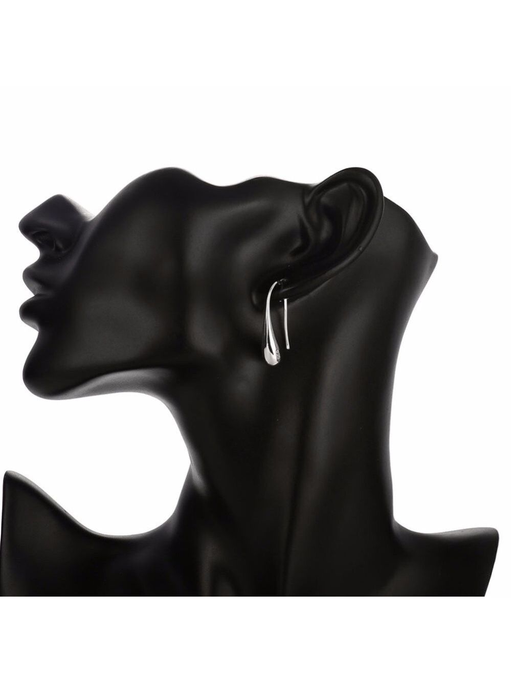 Silver Water Drop Earrings